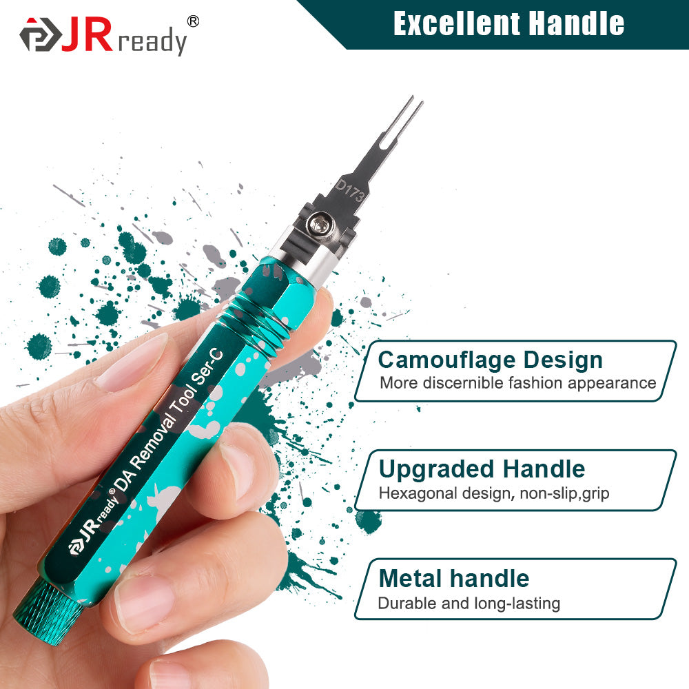 Buy over 2 sets small tip kit(3pcs) and handles, 50%off Discount-JRready Replacement Tip Kit for Extraction Tool for Deutsch,AMP/TE,Molex,Delphi,JST,Harting Connectors