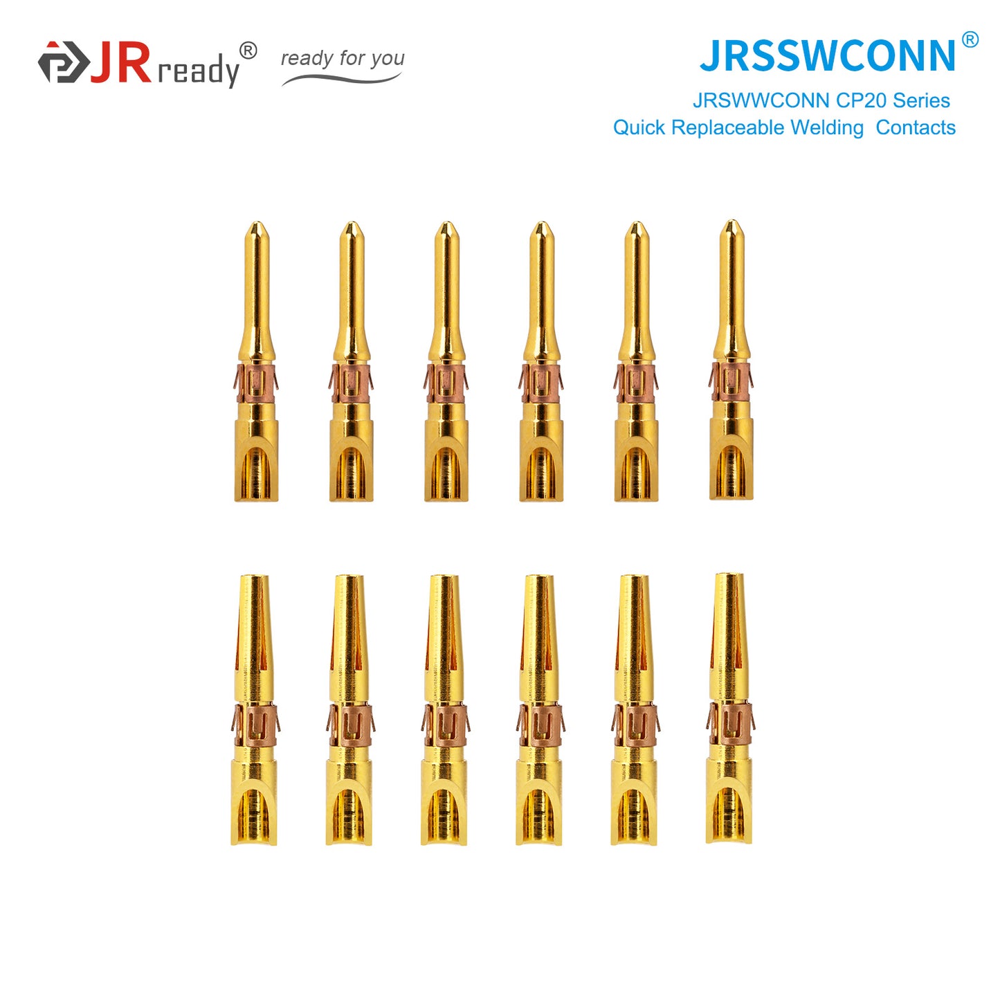 JRready JRSSW CP20 Series Crimping / Soldering Type Contacts