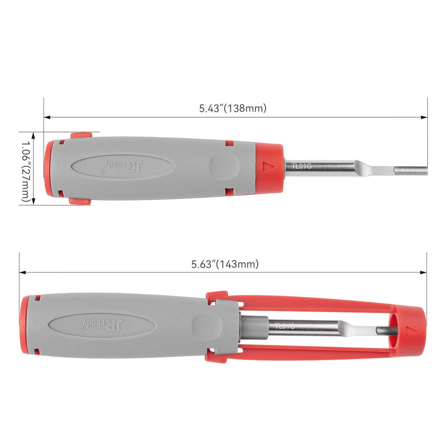 JRready JRconDRK-TL01G Extraction Tool for 16A terminals in the Harting Han D/Han DD series heavy-duty connectors