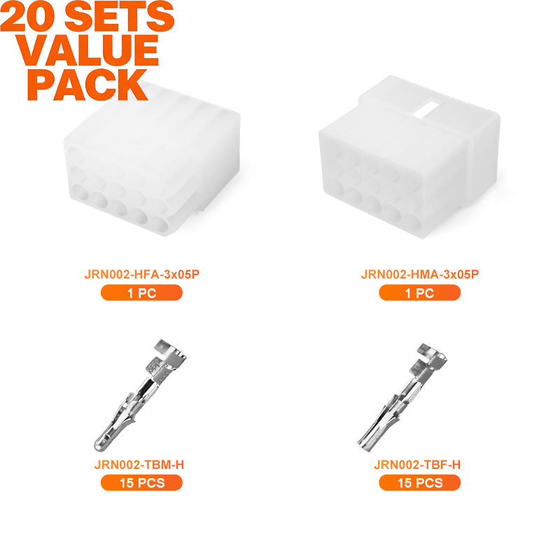 JRready JRN002 15 Pin Standard.093 Pin and Socket Connectors 15