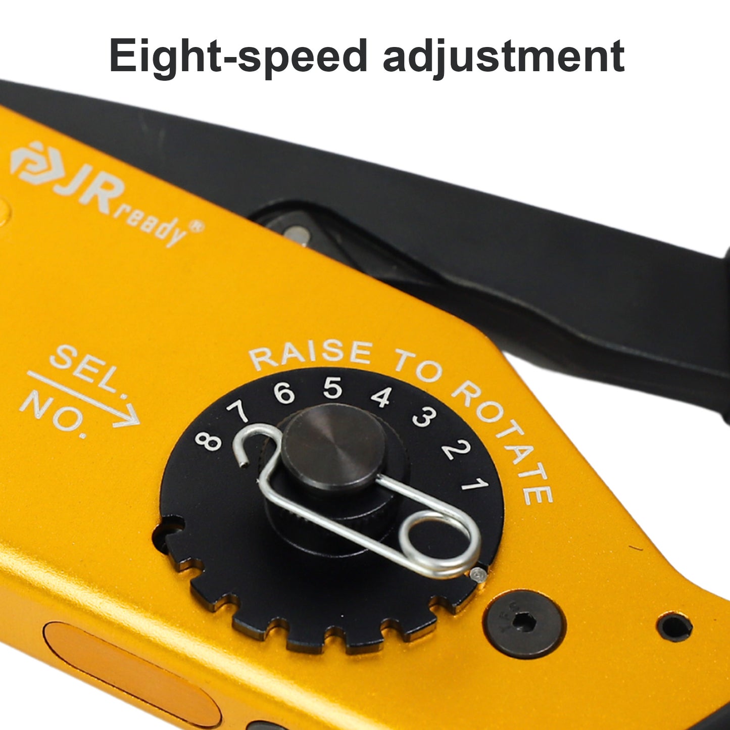 JRready ACT-M300 (YJQ-M300 M300BT) Mid-Current Range Adjustable Crimp Tool 6-14AWG (13.3-2.075mm²)