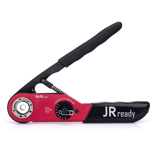 JRready ACT-M309 (YJQ M309) Mid-Current Range Adjustable Crimp Tool 8-18AWG (8.37-0.8107mm²)