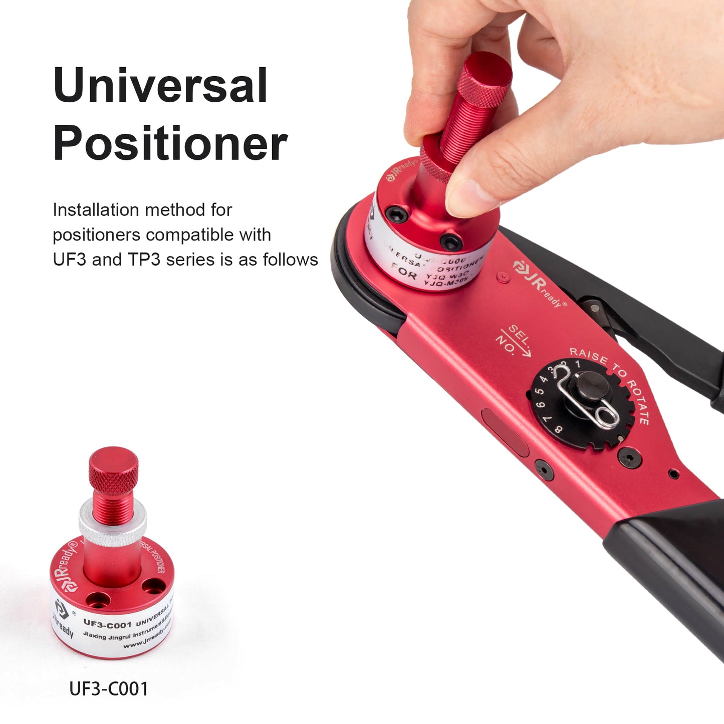 JRready ACT-M309 (YJQ M309) Mid-Current Range Adjustable Crimp Tool 8-18AWG (8.37-0.8107mm²)