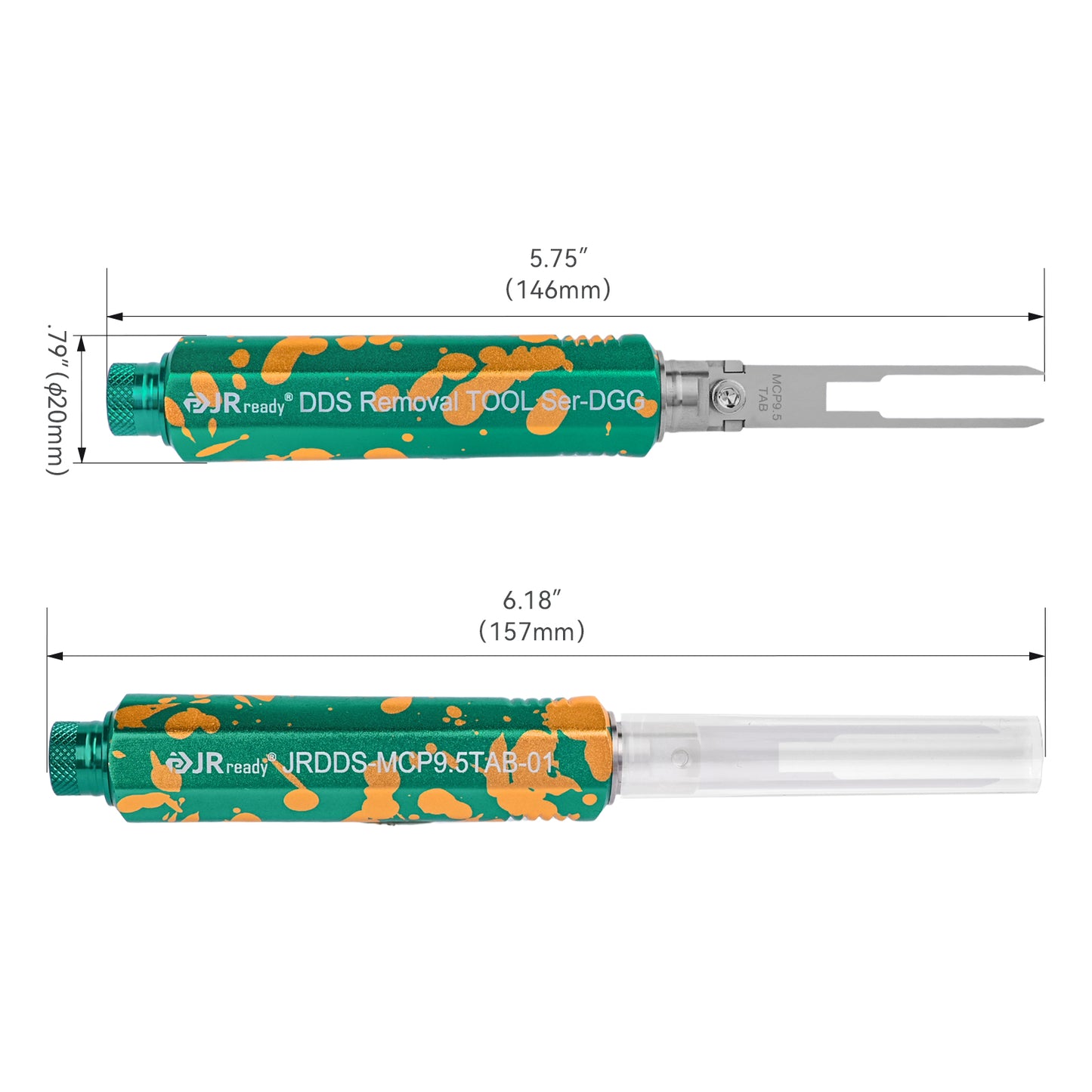 JRready JRDDS-MCP9.5TAB-01 Dual-Pin Terminal Extraction Tool
