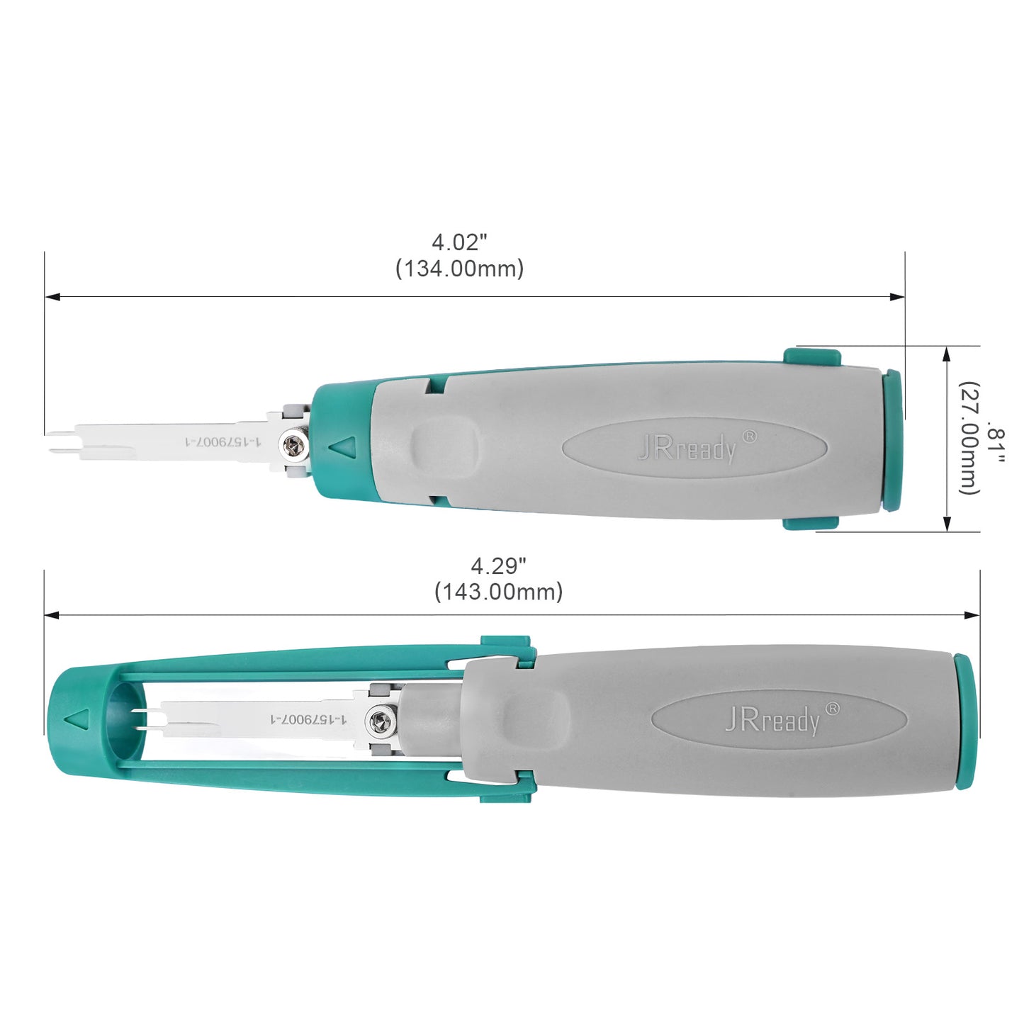 JRready JRconDRK-1-1579007-1 Extraction Tool for AMP MCP 1.5k,DCU plug, 4F0937733, 3C0973737 automotive connector 2mm offset hole