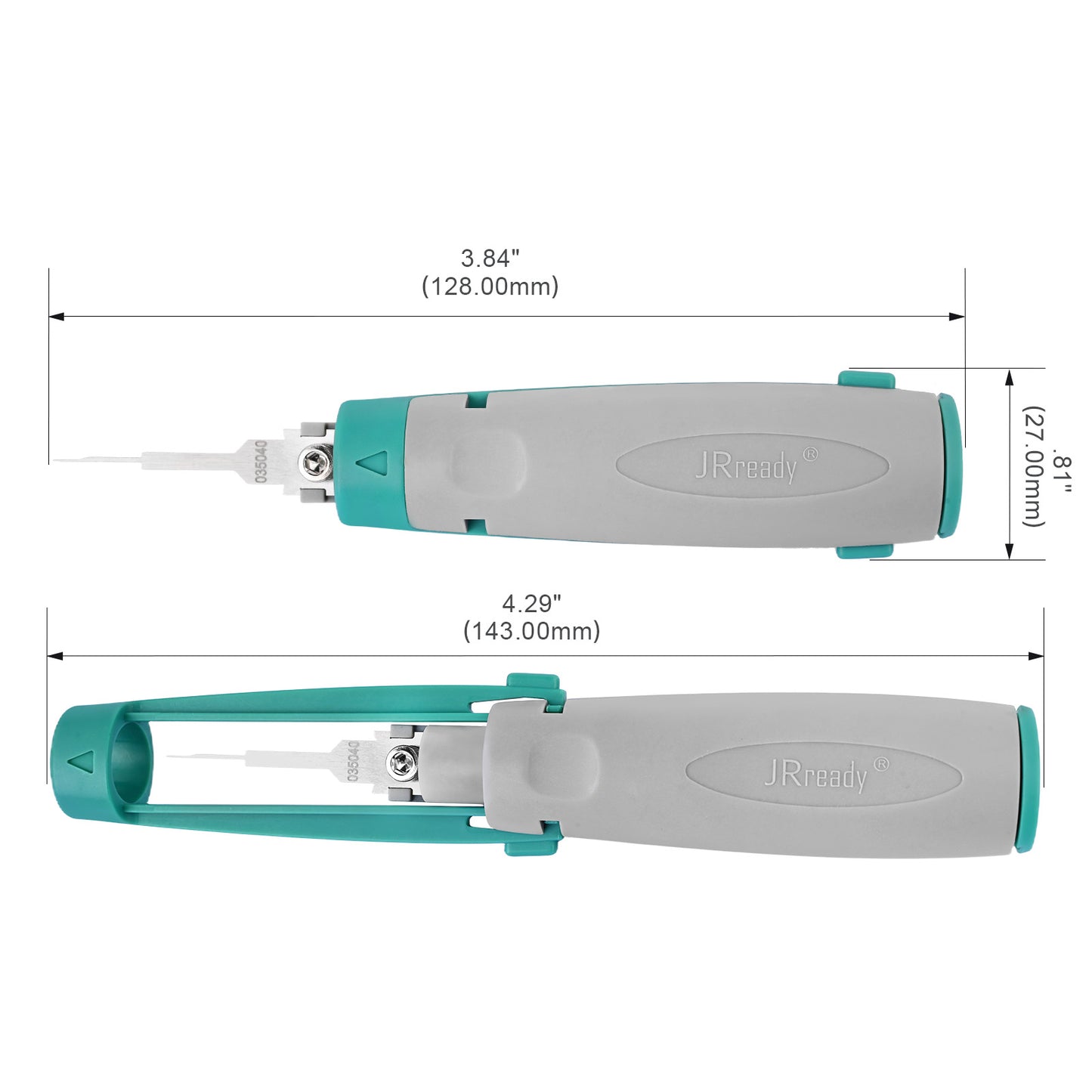 JRready JRconDRK-N035040 Extraction Tool for Industrial data transmission connector, DIN 41612 European connector B, C type disassembly tool