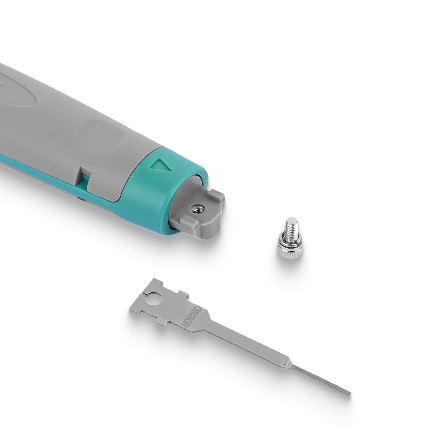 JRready JRconDRK-N135060R Single-Pin Terminal Extraction Tool for 0.6mm wide secondary slot flat-slot connectors and China Domestic DJ0.7 series automotive connectors.