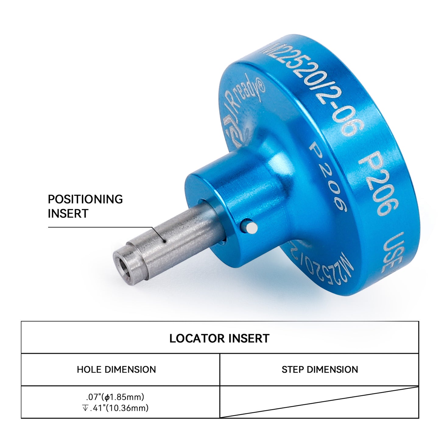 JRready P208 / P207 / P206 / P209 / P210 / P237 Positioner, Use With YJQ-W1A M22520/2-01 Crimp Tool