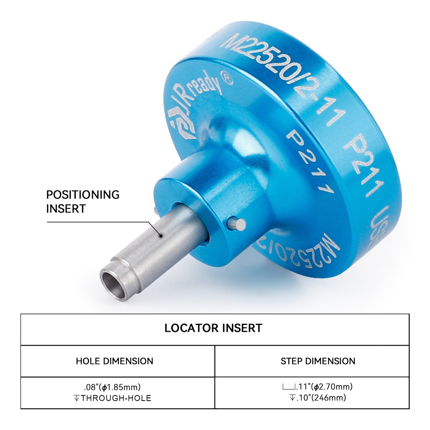 JRready K287 / P211(M22520/2-11) Positioner for M39029/2-105,M39029/3-108,M39029/2-104,M39029/3-107,M39029/1-101,M39029/1-100