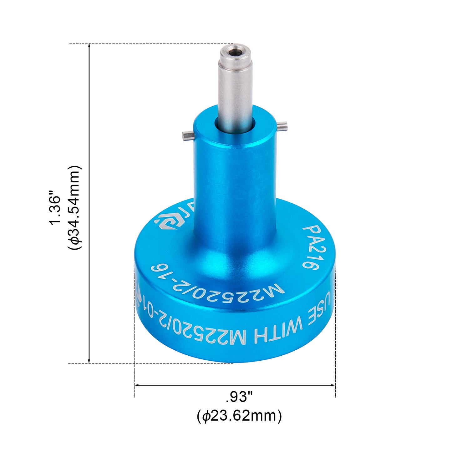 JRready K339 / PA216 (M22520/2-16) Positioner for Connector MIL-C-81511 SERIE 3 Contact M39029/17-172,M39029/17-171