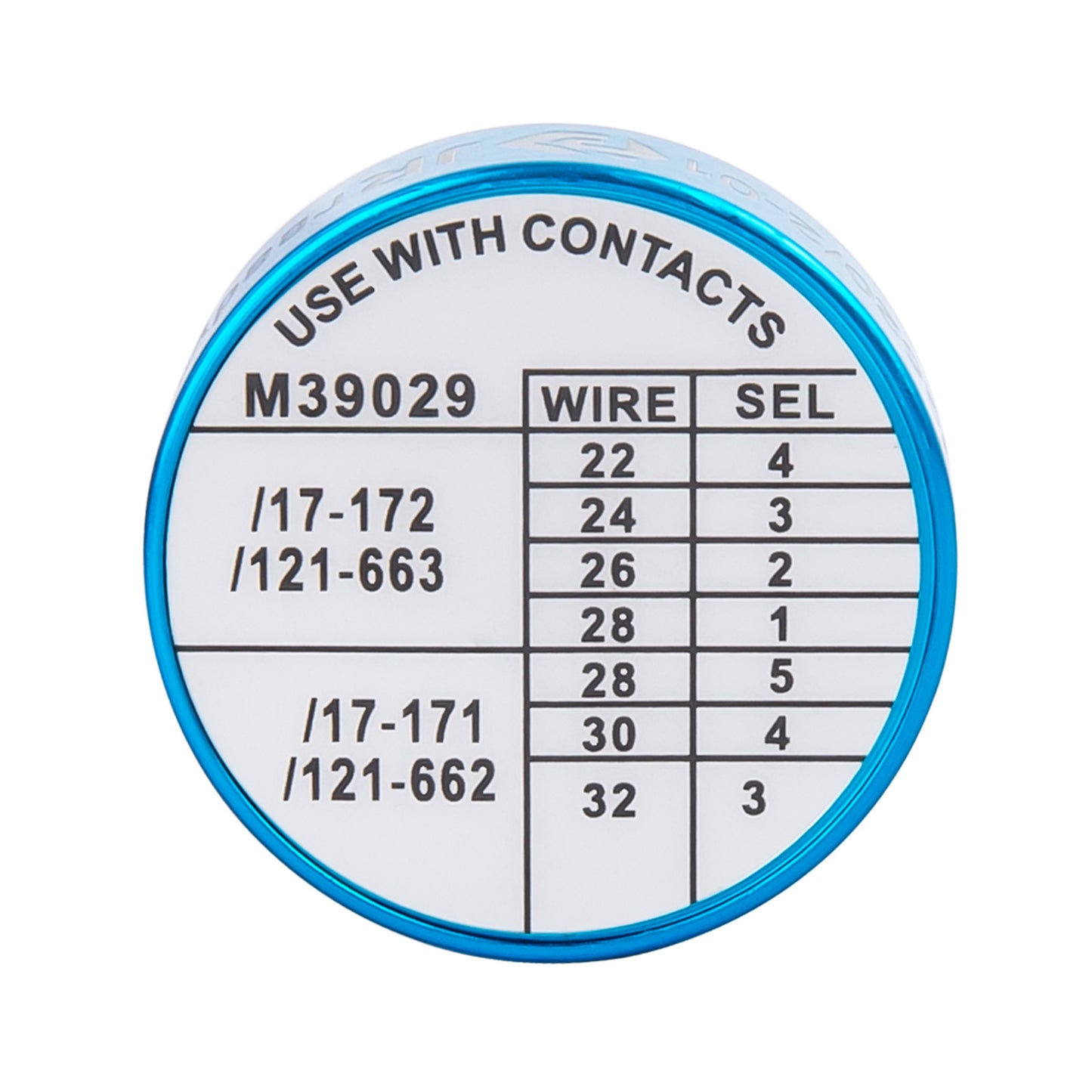 JRready K339 / PA216 (M22520/2-16) Positioner for Connector MIL-C-81511 SERIE 3 Contact M39029/17-172,M39029/17-171