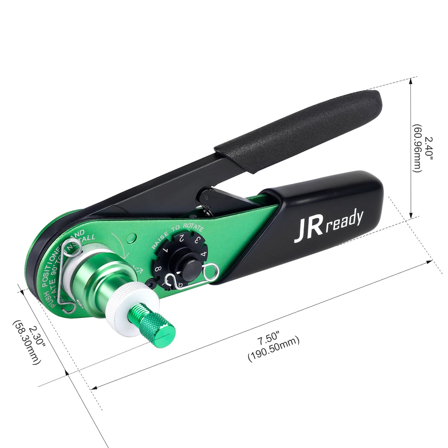 JRready ST2193 TOOL KIT:YJQ-W7A Crimper & 86-D-SUB Positionerfor HARTING / TE HAN D-SUB & WAIN HM, D-SUB, HR23 series Connectors