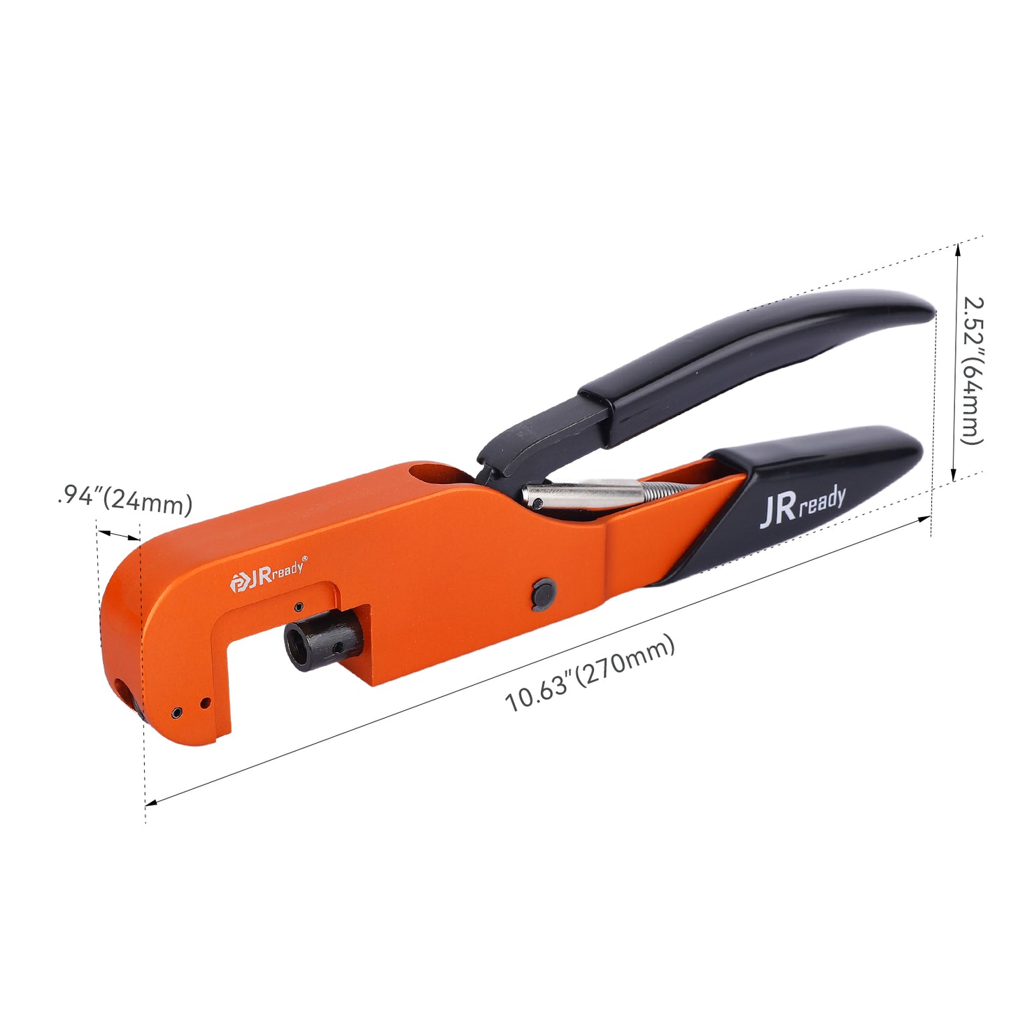 JRready YJQ-W5 (M22520/5-01) Open Frame Crimp Tool Die Crimper Terminal Copper Lug Ring Pliers(Frame only, Without crimp dies)