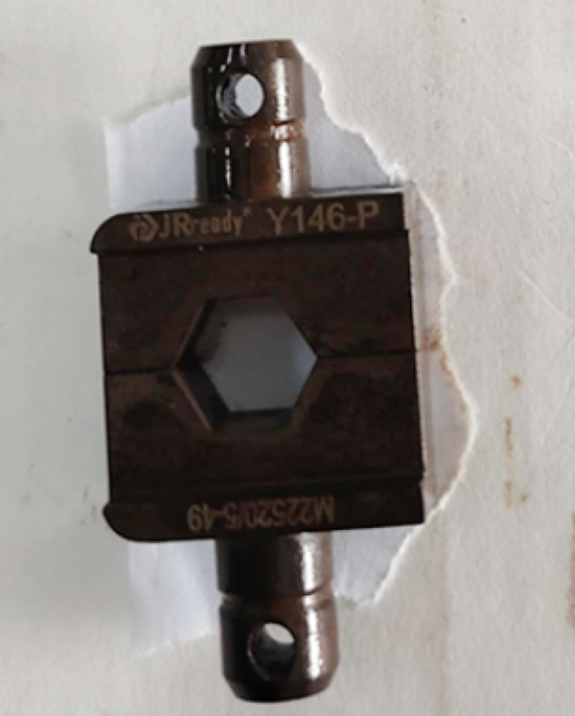JRready Y146-P M22520/5-49 Crimp Die Use With YJQ-W5 M22520/5-01 Open Frame Crimper