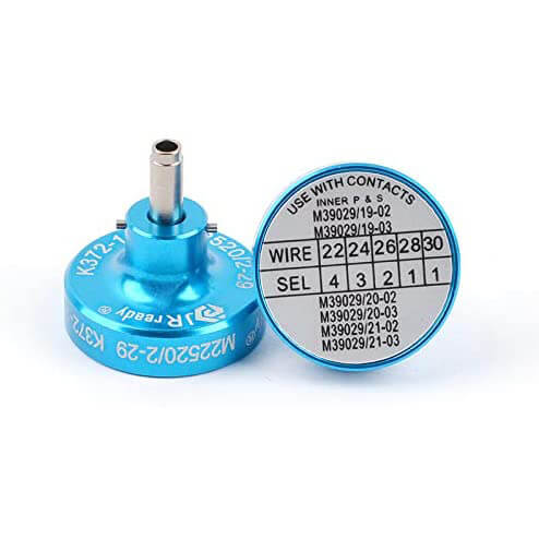 K372-1(M22520/2-29) Positioner for Connector MIL-C-81511 SERIES 3 AND 4, CONTACT M39029/19-PIN M39029/20-SKT M39029/21-SKT