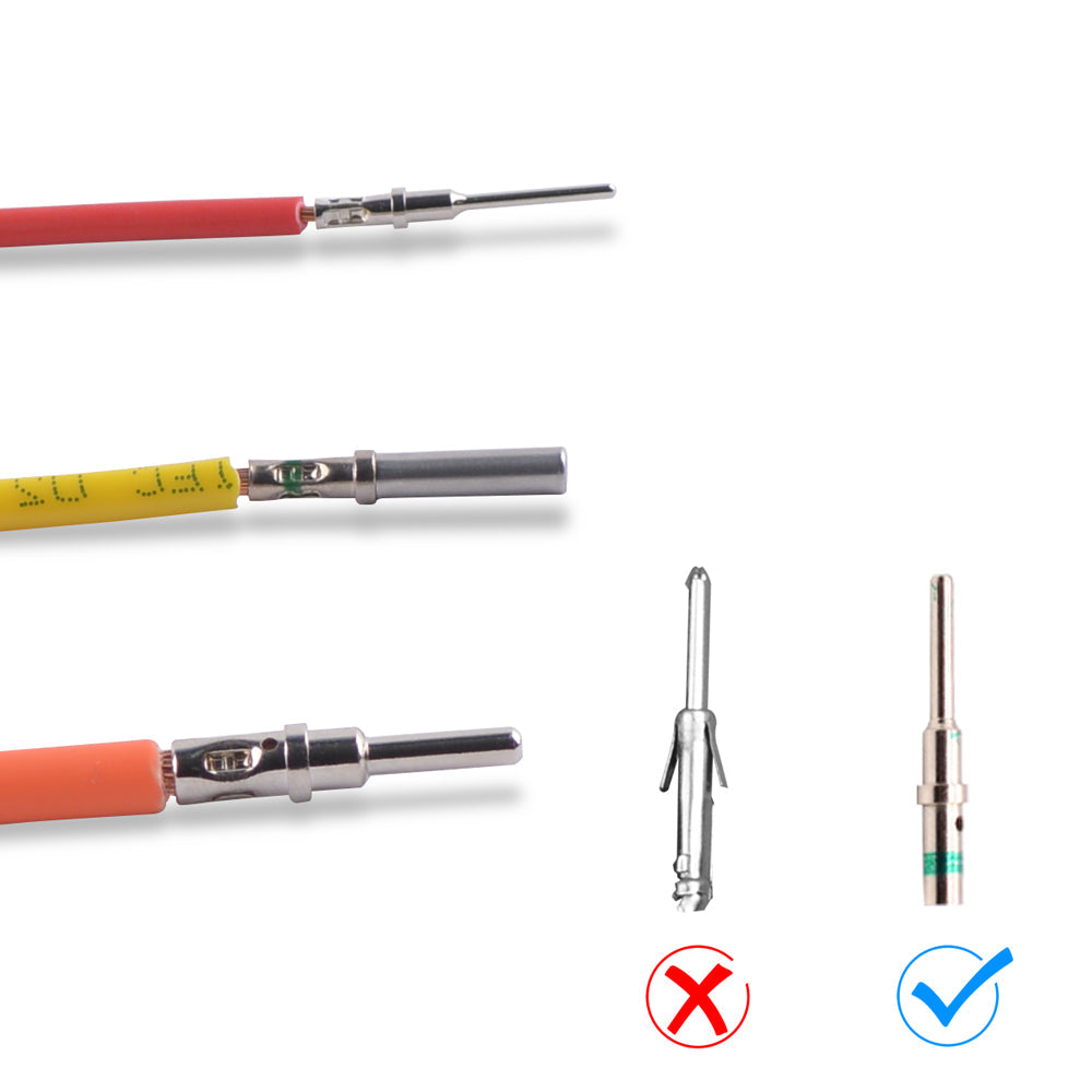 JRready ST4050 Tool Kit: YJQ-W2DTQ Pneumatic Crimper for Deutsch Connectors, SEND ST6118 16# 100 pairs Solid Contacts Kit FOR FREE