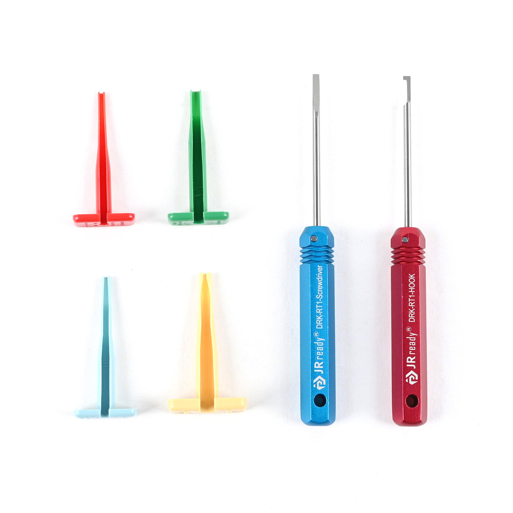 JRready ST5214 Deutsch Terminal Removal Tool Kit Wire Sizes 12 14 16 and 20 Gauge & Steel DRK-RT1 for Deutsch Connector