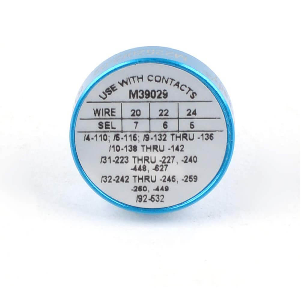 K1S Positioner M22520/2-02 used with MIL-standard 20# contacts MS3192-20 MS3193-20