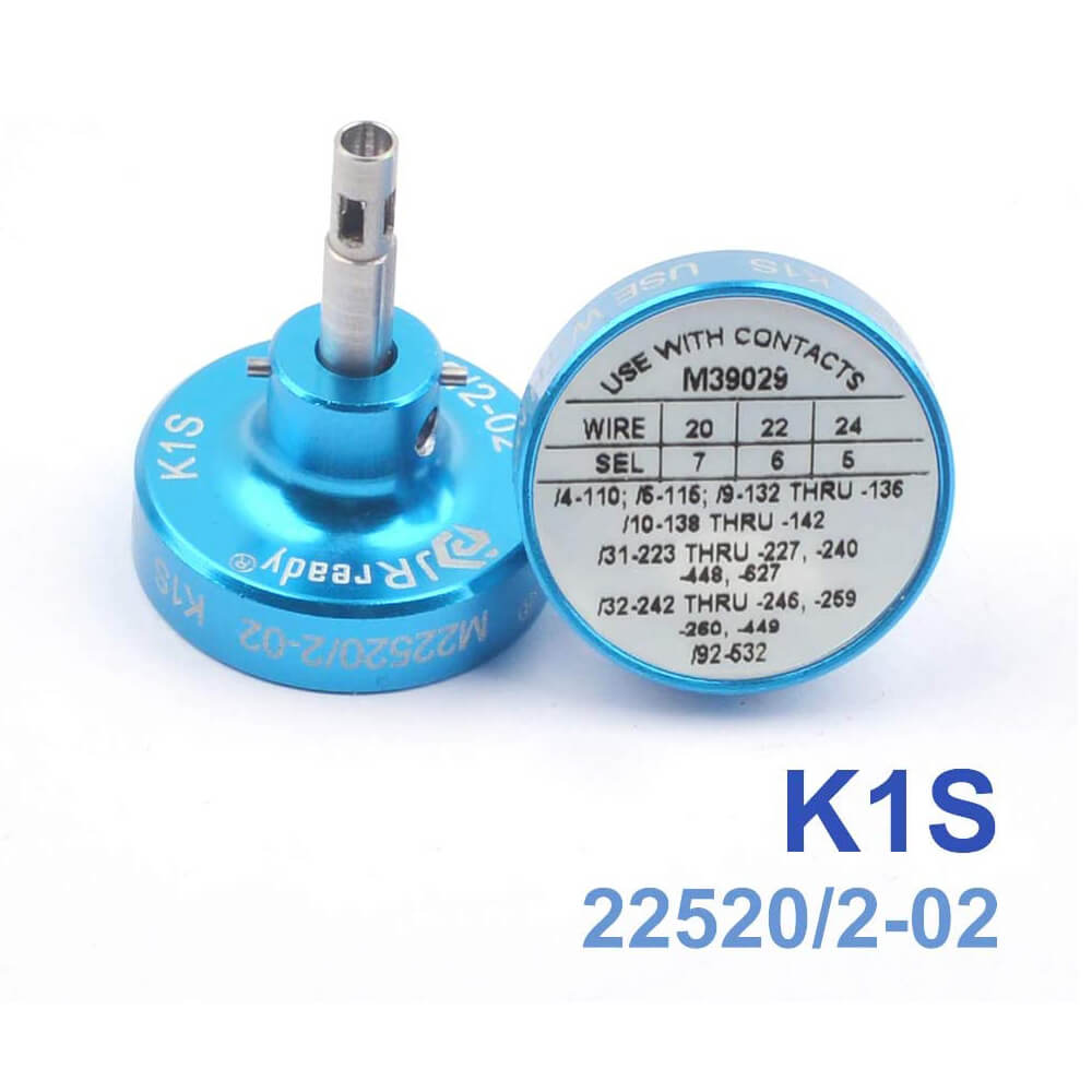 K1S Positioner M22520/2-02 used with MIL-standard 20# contacts MS3192-20 MS3193-20