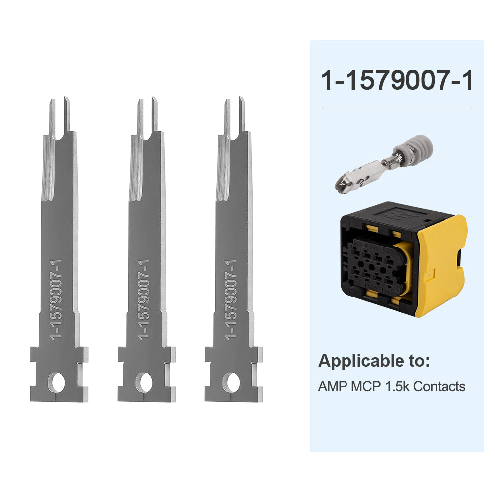 Buy over 2 sets small tip kit(3pcs) and handles, 50%off Discount-JRready Replacement Tip Kit for Extraction Tool for Deutsch,AMP/TE,Molex,Delphi,JST,Harting Connectors