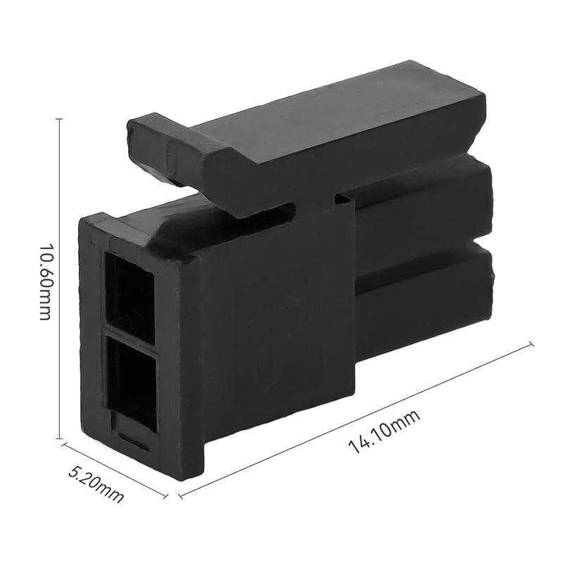 JRready JRN009 2 Pin 2 Circuits Micro-Fit Connector Kit Male Female Receptacle Housing Plug Wire Connector 20-24AWG Terminals Pin Sockets 3.0MM Pitch（20 Sets）