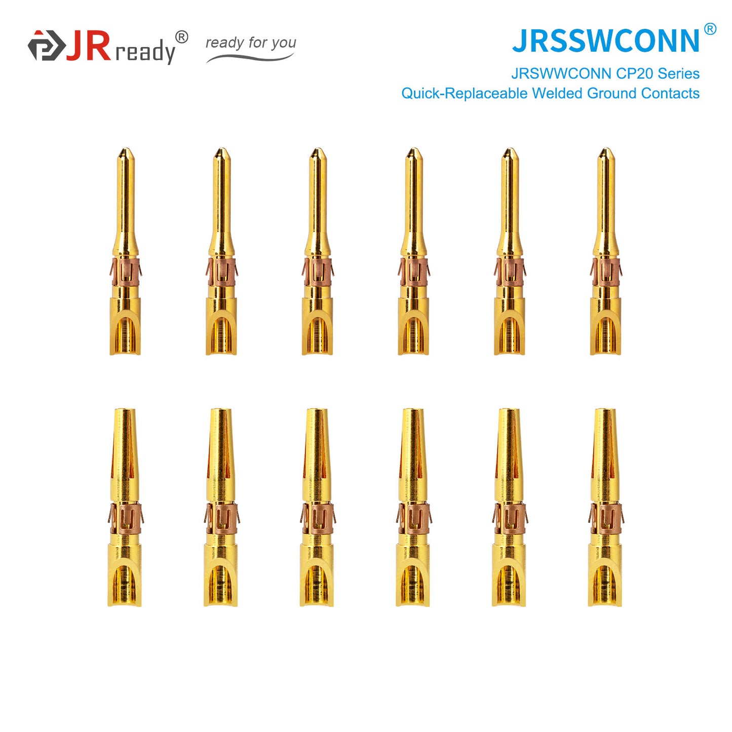 JRready JRSSW CP20 Series Crimping / Soldering Type Contacts