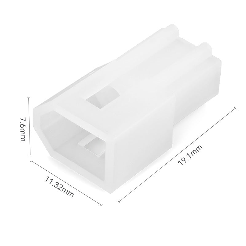 JRready JRN003 2 Pin 20Pairs Molex Connector Kit 062" 2 Circuits Connector Housing 3.68mm Pitch Crimp Terminals 18-24AWG Pins Sockets Standard Molex 03061023 03062023 Wire Connectors