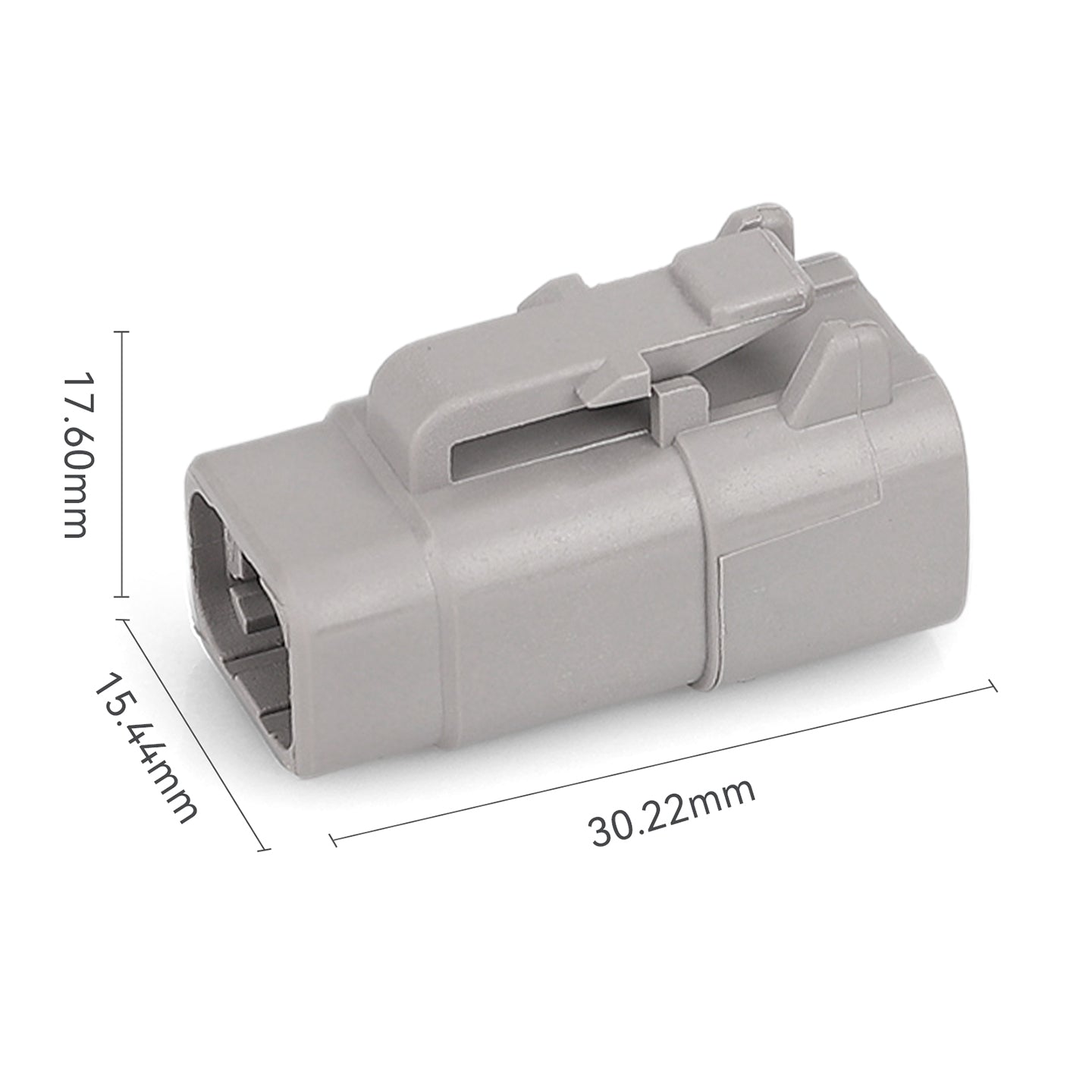 JRready 4-Pin Deutsch DTM Connector Kit with #20 Solid Contacts, 16-22 AWG - Waterproof Marine, Truck, Motorcycle, Agricultural & Alternative Energy