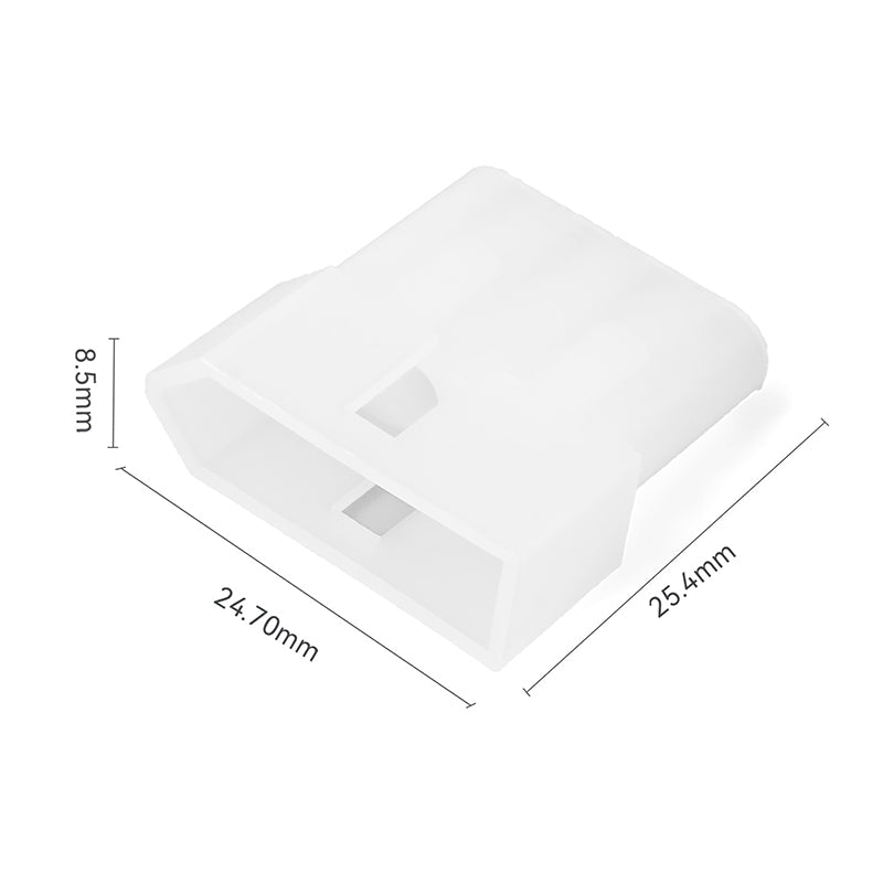JRready JRN002 4 Pin Standard.093 Pin and Socket Connectors 4 Circuits (20 Matched Sets), 14-20 AWG, Compatible with Molex Standard.093 Male& Female Connector, 5.03 mm Pitch, Free Hanging