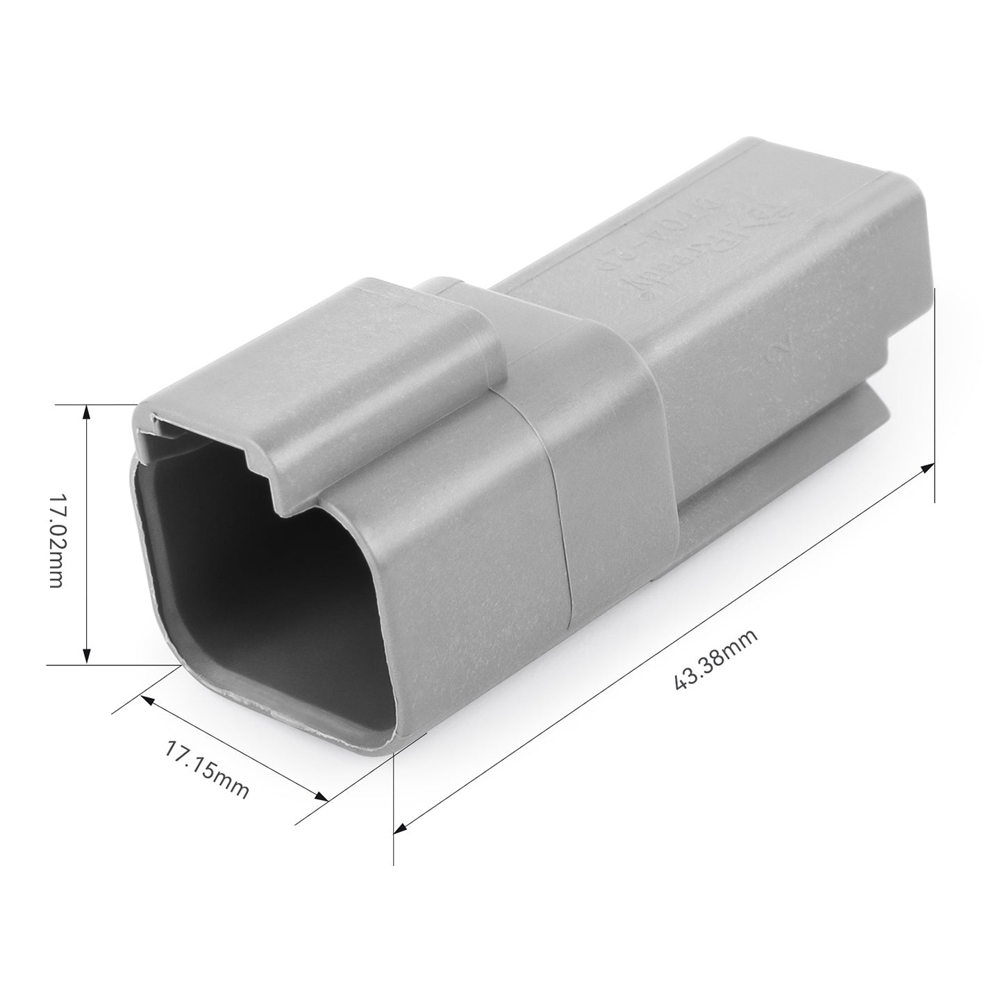 JRready 2-12 Pin Deutsch DT Connector Kit with #16 Stamped Contacts, 14-20 AWG - Waterproof Automotive & Truck Wire Connectors