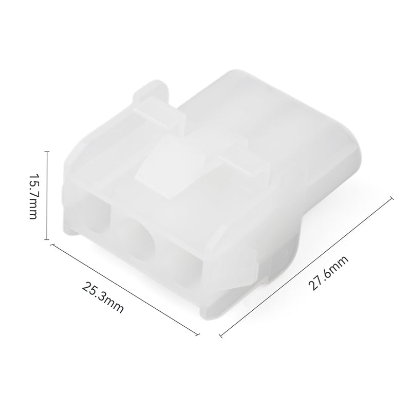 JRready MOLEX Connector JRN001 3 Pin (20Matched Sets), 2.13mm Diameter Sockets 14-20 AWG, Compatible with Molex MLX Power Connector, 6.35mm Pitch, Free Hanging(20 sets）