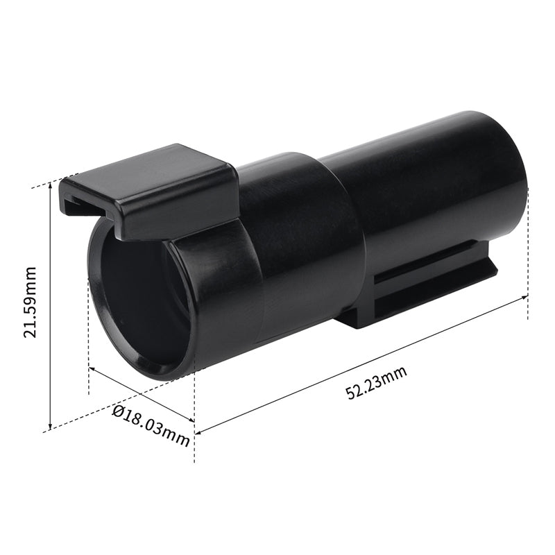 JRready Deutsch DTHD Series 1-Pin Kit with #4 Stamped Contacts, 6-10 AWG - High-Current Waterproof Marine, Truck, Agricultural & Alternative Energy