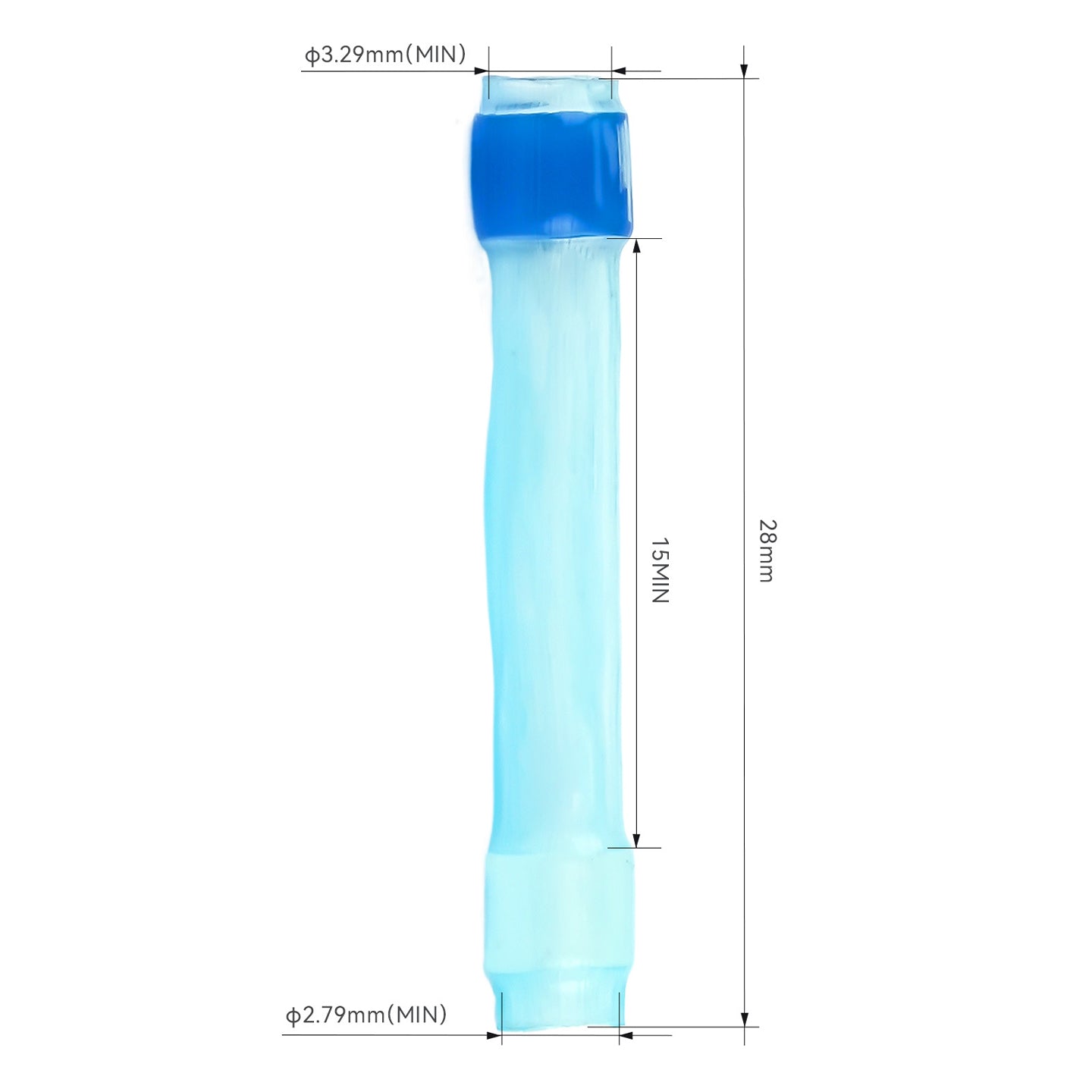 JRready 16-20 AWG Blue Butt Connectors Kit (30 Sets) - Waterproof Wire Connectors & Wire Splice Connectors with High-Temp Heat Shrink Tubes