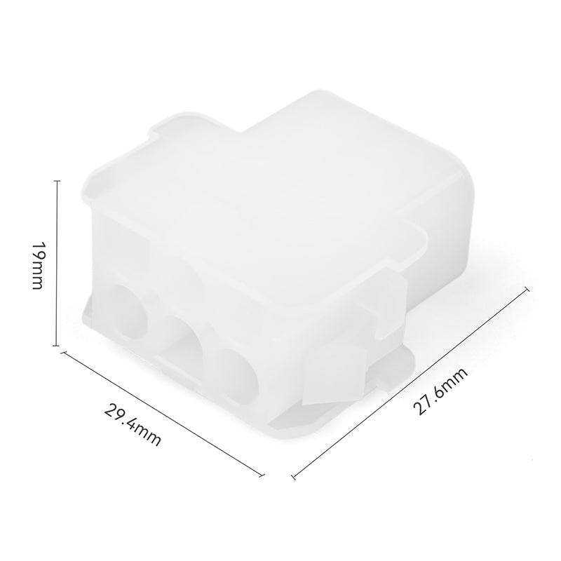 JRready MOLEX Connector JRN001 6 Pin (20Matched Sets), 2.13mm Diameter Sockets 14-20 AWG, Compatible with Molex MLX Power Connector, 6.35mm Pitch, Free Hanging(20 sets）