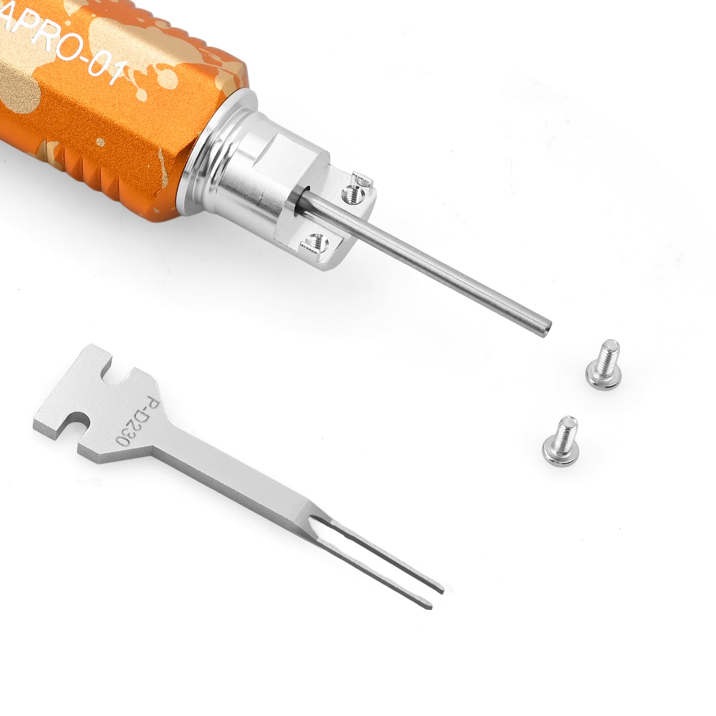 JRready JRDDS-D230APRO-01/D230BPRO-01/D230CPRO-01 Dual-Pin Terminal Removal Tool for DJ 1.8mm 2.2mm 2.8mm Series & TE Micro Timer I II III TAB 1.6 Connectors, Automotive Harness Assembly & Body Control Wiring