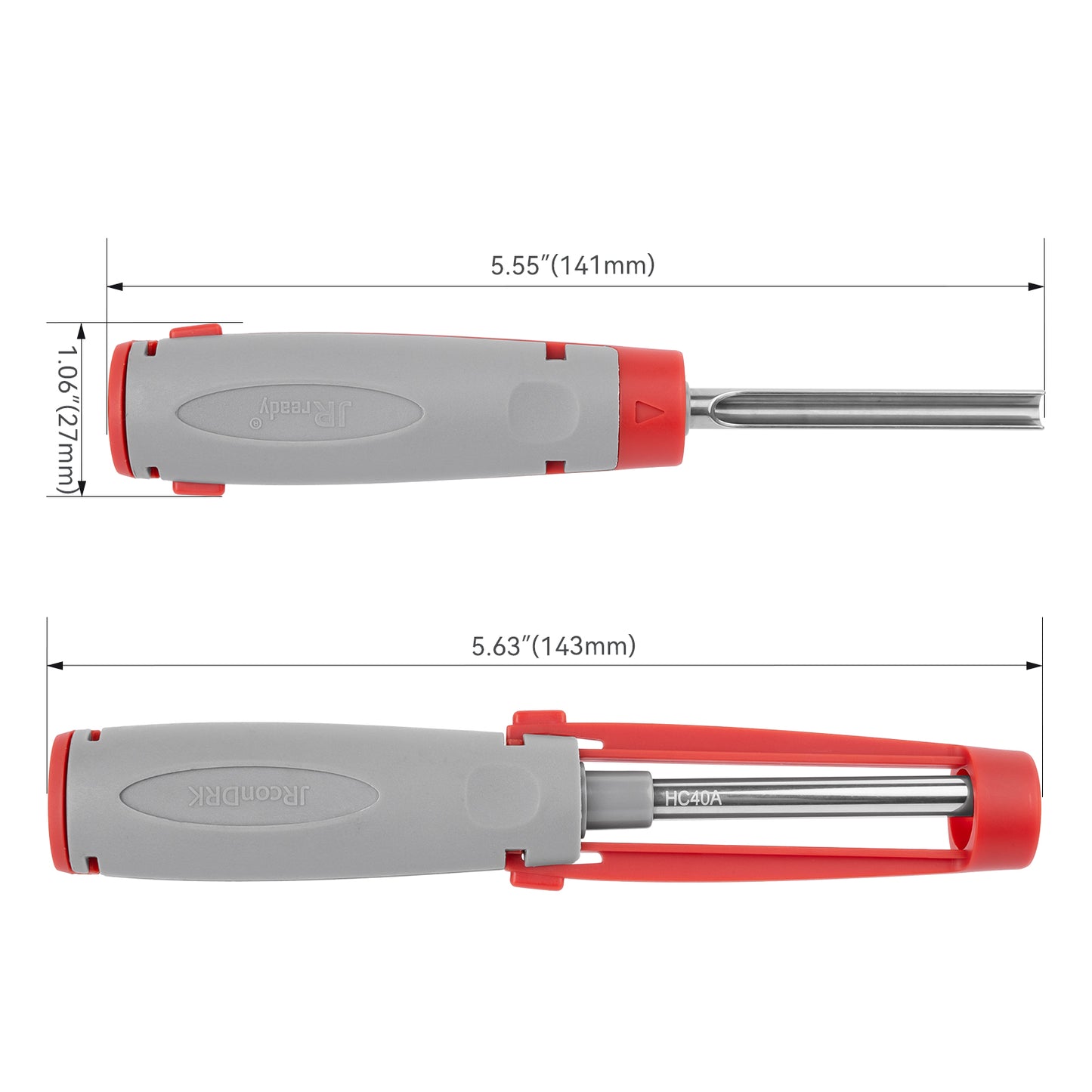JRready JRconDRK-HC40A Terminal Extraction Tool for HARTING Han-C 40A Series terminals connectors