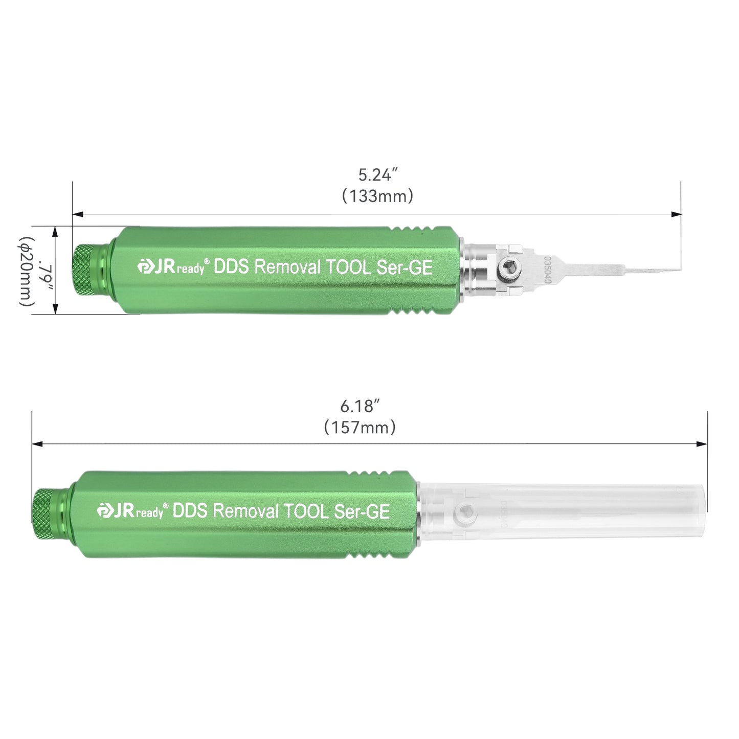 JRready JRDDS-N035040-01/ JRDDS-N035040-07 Ausziehwerkzeug für Einzelstiftanschlüsse an industriellen Datenübertragungssteckverbindern – DIN 41612 Eurostyle Typ B/C Steckverbinder 