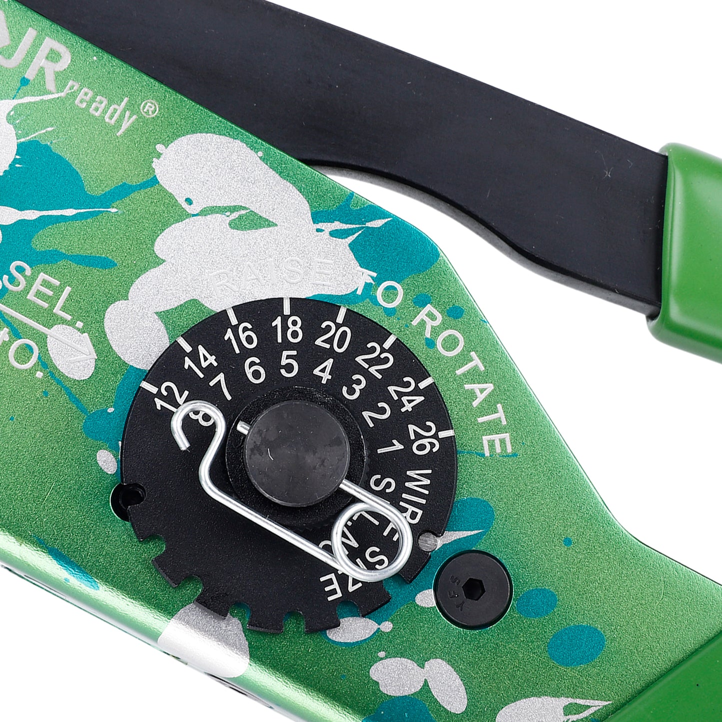 JRready ST2195 Tool Kit:  NEW-ASF1G Green Version Crimping Tool(M22520/1-01 Equivalent)  & TH-CP20 Positioner 12-26AWG