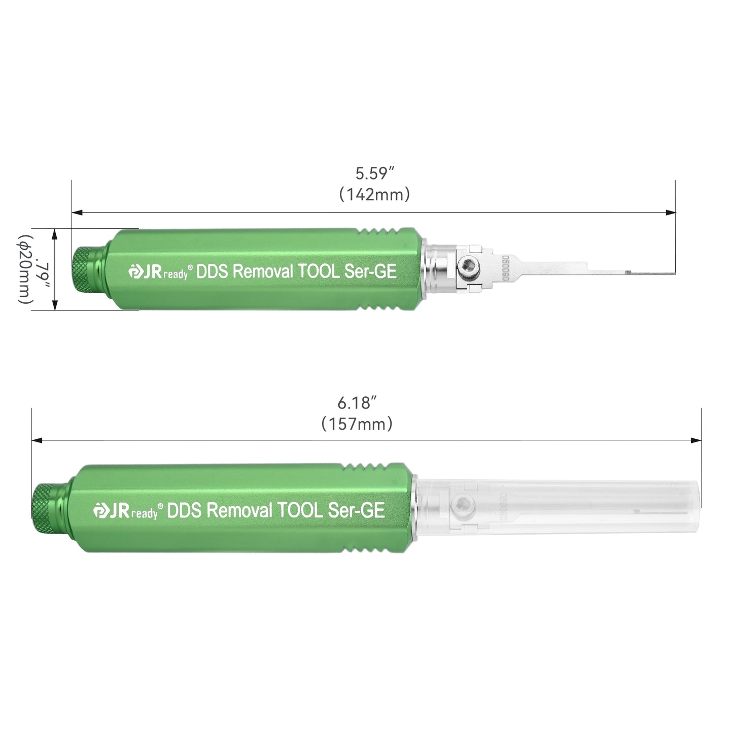 JRready JRDDS-N050090-01/ JRDDS-N050090-07 Single-Pin Terminal Extraction Tool for automotive ECU &amp; display device connectors, TH.025 series connectors and domestic DJ1.8 series automotive connectors
