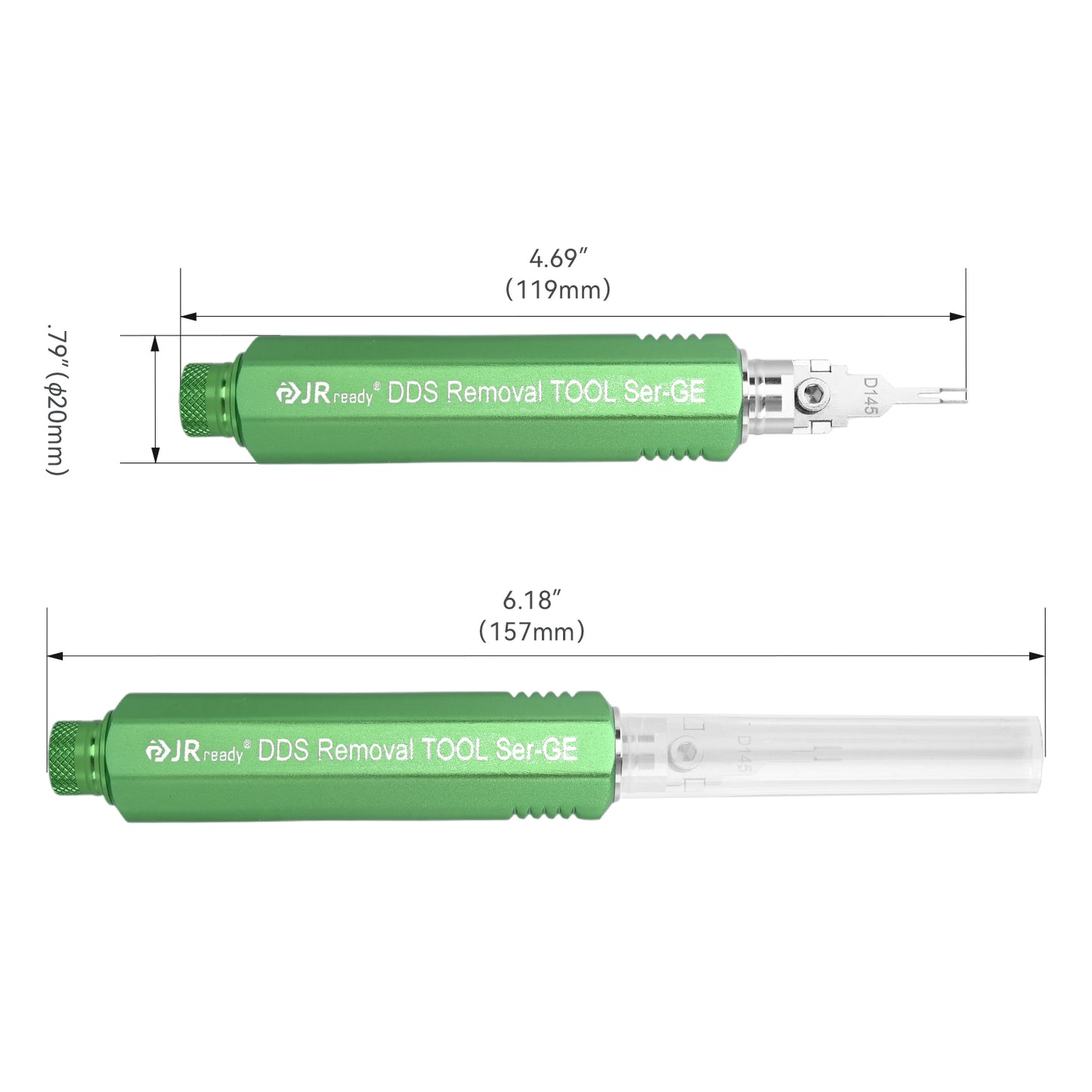 JRready JRDDS-D145-01/ JRDDS-D145-07 Doppelstift-Anschluss-Ausziehwerkzeug für Molex MX 3,0 mm Rastermaß 5557-Serie Stecker (Gehäuse 43020)