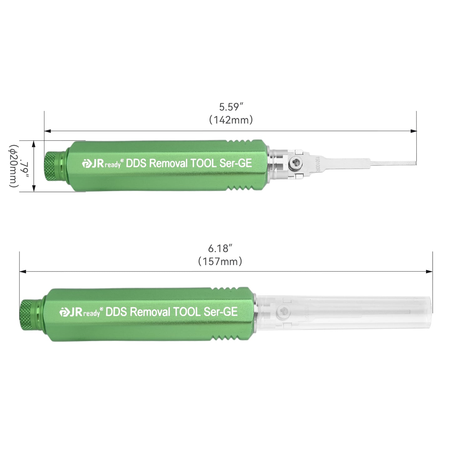 JRready JRDDS-N150100R-01/ JRDDS-N150100R-07 Strumento di estrazione per terminali a pin singolo per vari terminali a molla singola di grandi dimensioni 