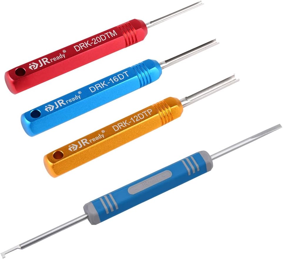 JRready ST5231 DEUTSCH Removal Tool Kit: DRK-12DTP + DRK-16DT + DRK-20DTM + DRK-RT1B Extraction Tools