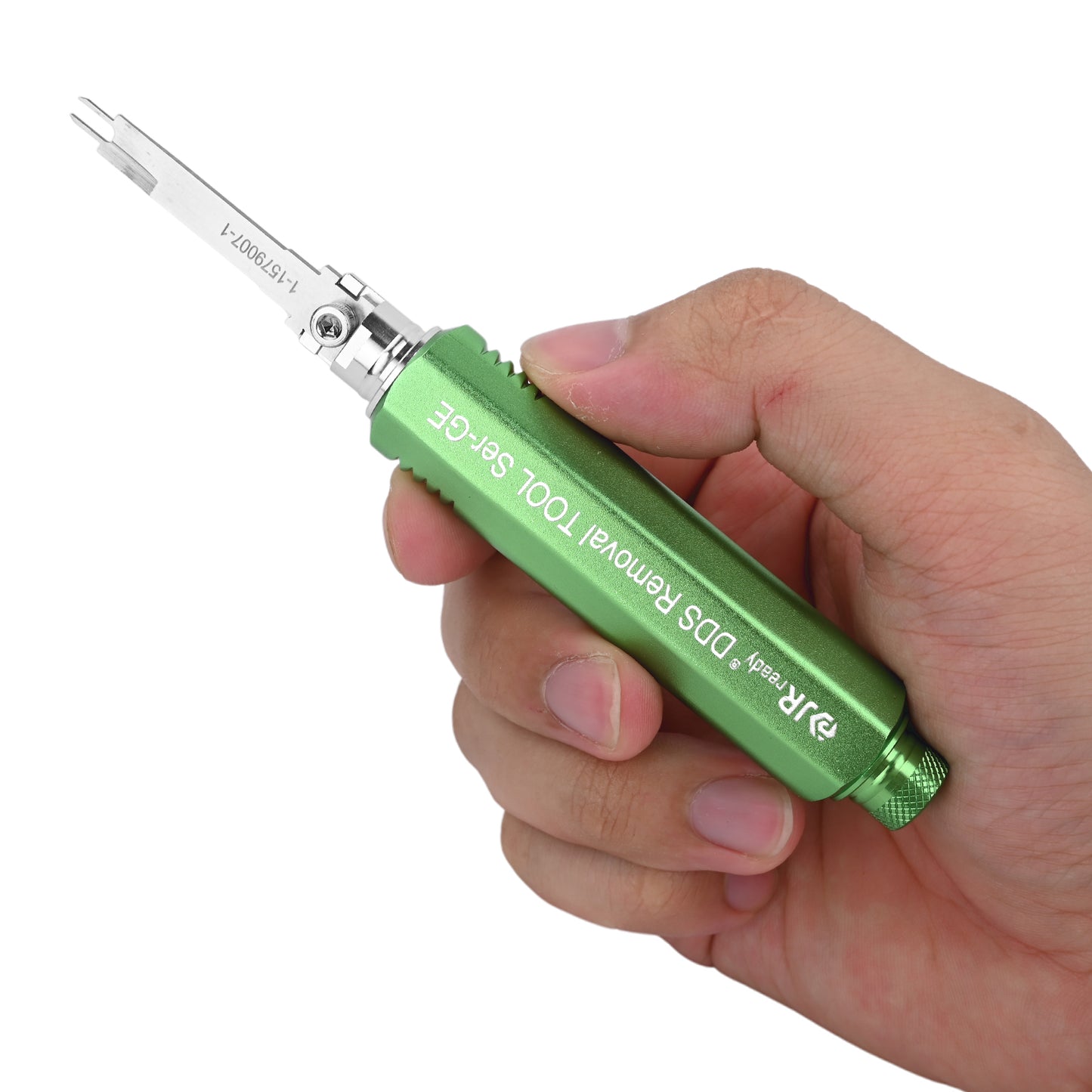 JRready JRDDS-1-1579007-1-01/ JRDDS-1-1579007-1-07 Strumento di estrazione terminale a doppio pin per spine AMP MCP 1.5k, DCU (P/N: 4F0 