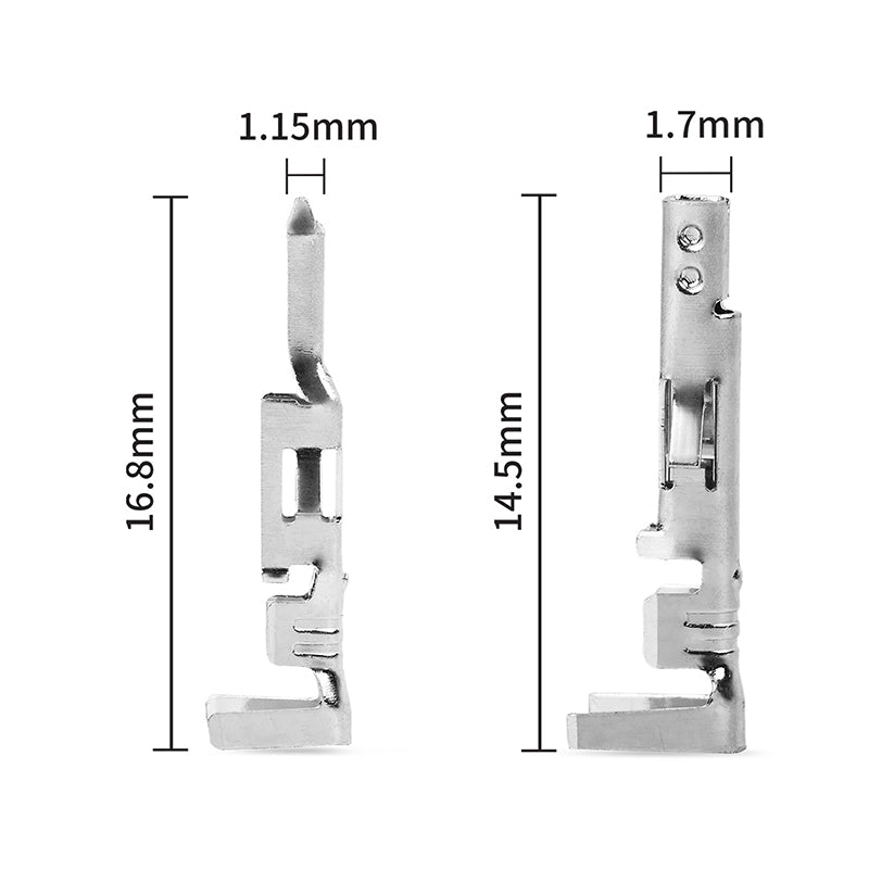 JRready JRN011 8 Pin Mini-Fit Jr Power Connector Receptacle Housing Plug Automotive Electrical Crimp Terminals 18-24AWG Connectors Compatible with Molex Mini-Fit Jr. 4.2mm Pitch(20 sets）