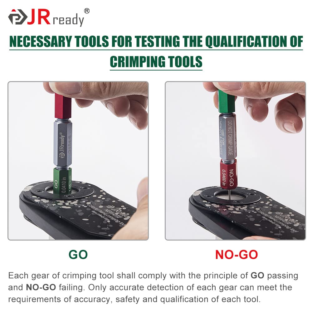 JRready ST5160 Go-NoGo Gage Kit for JRready JRD-HDT-48 / Deutsch HDT-48-00 Crimp Tool