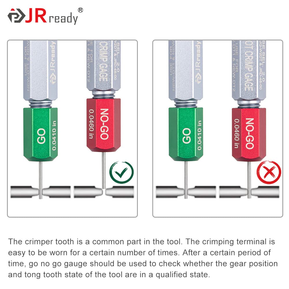 JRready ST5160 Go-NoGo Gage Kit for JRready JRD-HDT-48 / Deutsch HDT-48-00 Crimp Tool