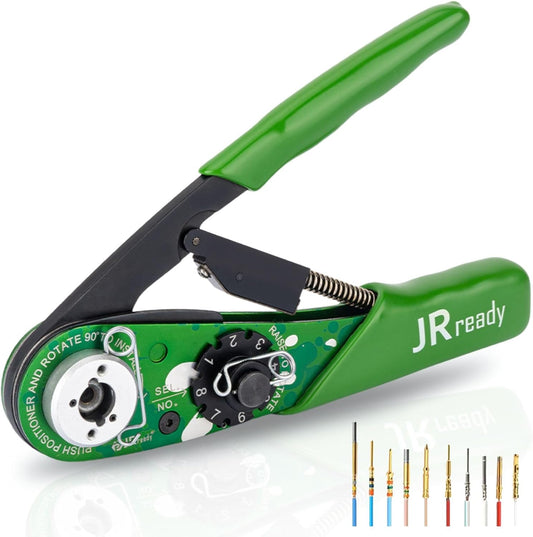 JRready NEW-AS2G Green Version Colorful Appearance Small Size Crimp Tool 20-32 AW