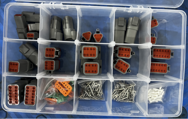JRready ST6365 DT Connector Kit: DT 2 3 4 6 8 12 Pin Connectors 2 Pairs With Solid Contacts