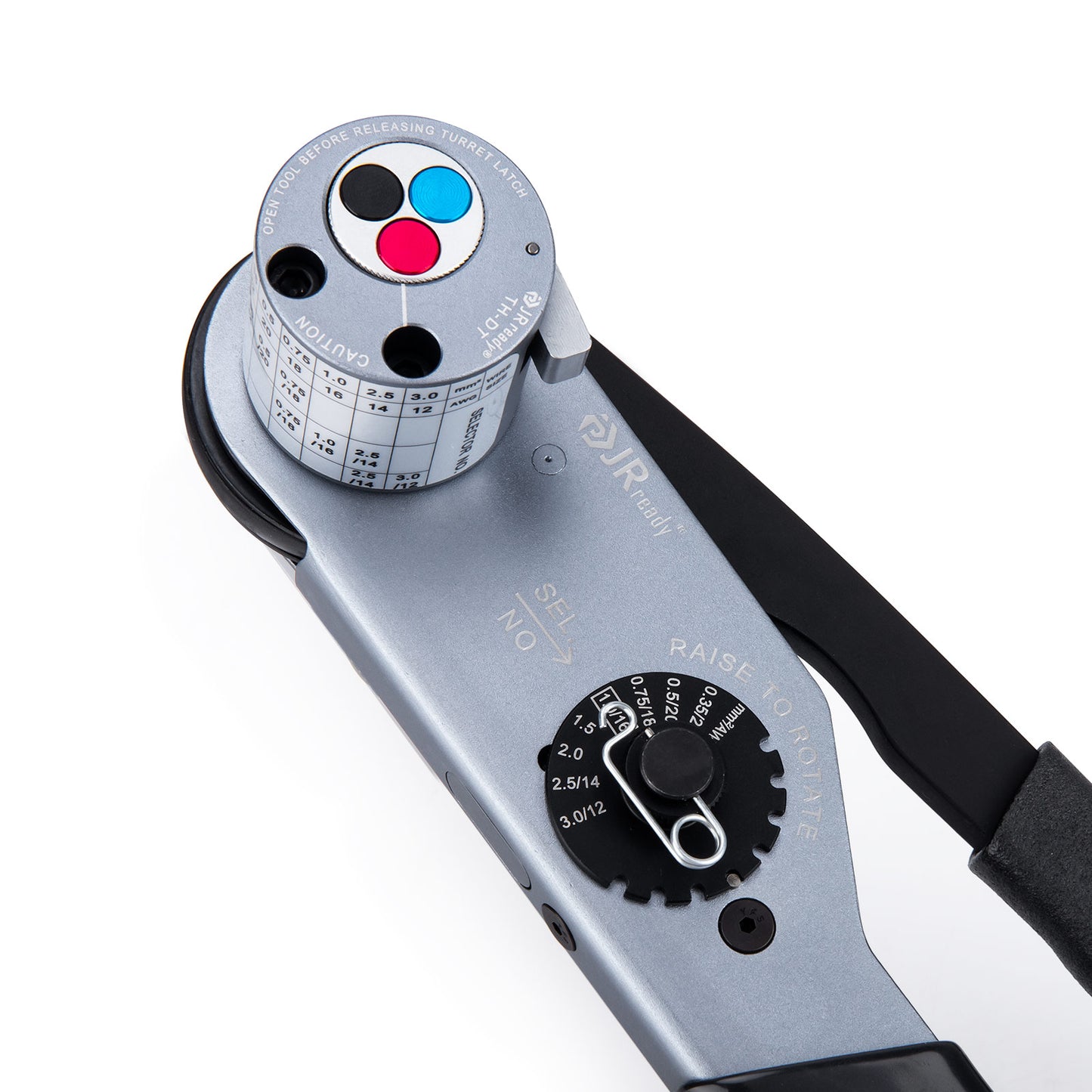 JRready ST2158 KIT: JRD-DT2 Deutsch Crimper with TH-DT Turret Style Positioner for Deutsch Solid Barrel Contact 12 16 20 Deutsch DT, DTM, DTP Connectors, 12-22AWG