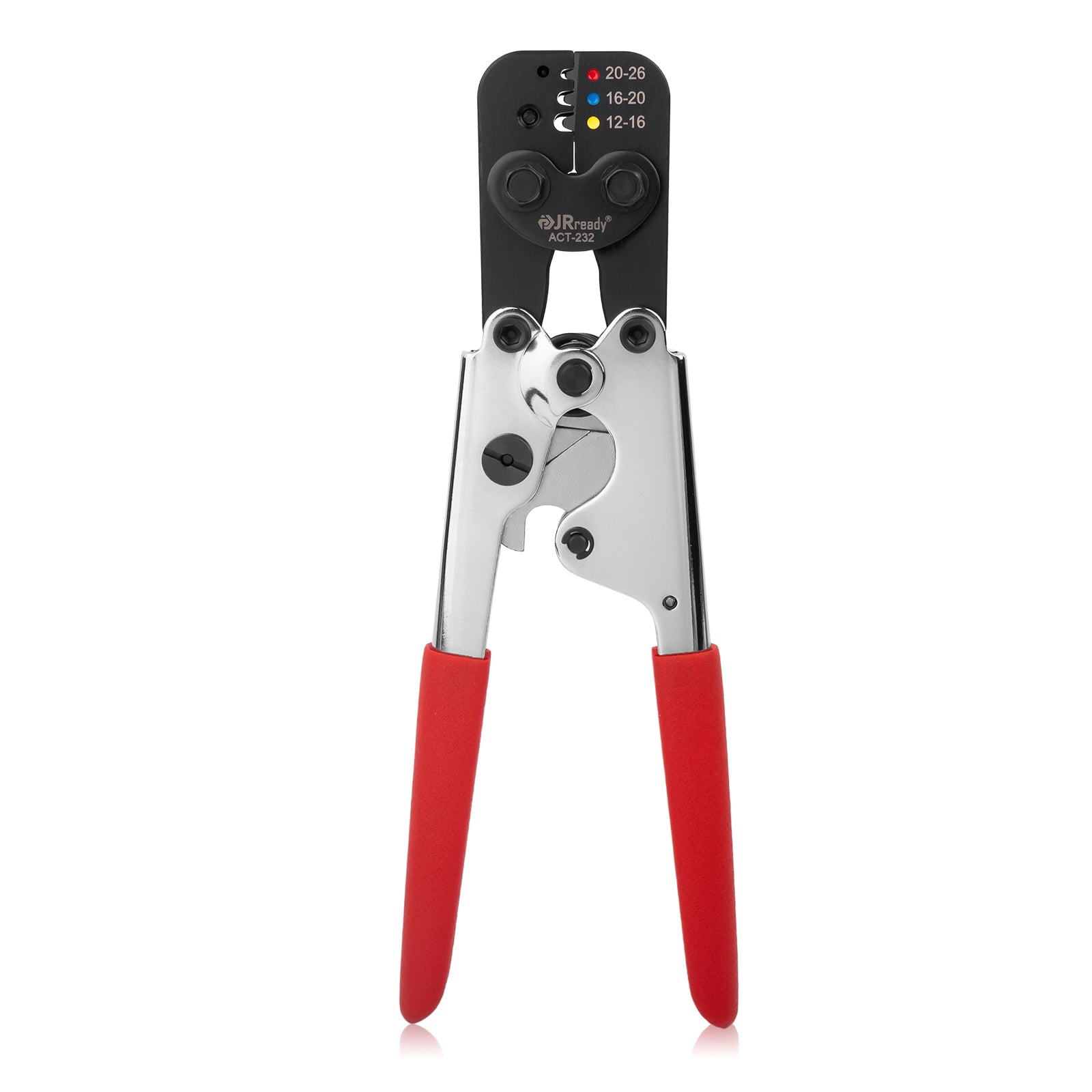 JRready CRIMP TOOL KIT: ACT-232(RED) (M22520/37-01 AD-1377) Crimp Tool ...